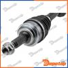 Demi-Arbre de Transmission MTM droite pour KIA | NPW-KA-398, 49501-G6000